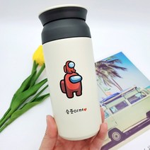텀블러제작 이름각인 보냉물통 어몽어스 보냉텀블러, 민트