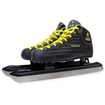 스피드 스케이트 화 신발 남여공용 대회용 빙상 스케이트 스피드 스케이팅 화, 265, 검은 색