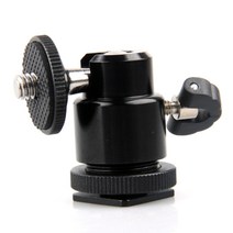 삼각 등 쿠션 1/4 나사 핫슈 SLR 카메라 용 마운트 라이트 폰 클립 삼각대 모노 포드 스탠드, 한개옵션0
