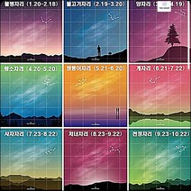 재접착풀 그라데이션 메모지도안 떡메모지 메노노트 예쁜메모지 문구류 문구용품 문구사이트, 1개, 게자리06/22~07/22