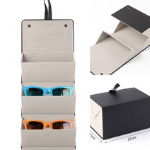 롤형 접이식 4구 안경케이스(블랙) 디피장 선글라스수납 선글라스피팅