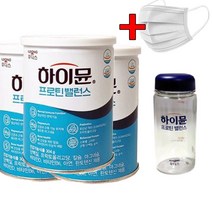 일동후디스 하이뮨 프로틴 밸런스 3캔 (304g*3캔)+보틀+스푼+1회용 마스크, 304g, 1개