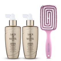 살롱드 마스터 쓕쓕 헤어세럼 150mlX2개+브러쉬(핑크)