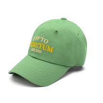 [베루툼] HW-BC144 New Font Off To VERUTUM Ball Cap│Green