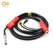 경량 용접기 반자동 용접기 파나소닉 200A/350A/500A CO2 용접 총 와이어 직경 0.8-1.6 mm에 대 한 휴대용, [02] 200A with 5m cable, 02 200A with 5m cable