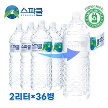 스파클생수 [스파클 무라벨] 스파클 생수 2리터×36병, 2L, 36개