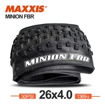 팻바이크 MAXXIS-26 미니언 FBF FBR 26x4.0 접이식 MTB 산악 자전거 타이어 트라이얼 라이드 팻 바이크 플, 02 1PC FBR 26X4.0