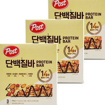 로하니샵 포스트 견과류 단백질바 3개입