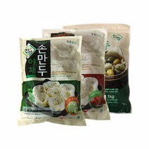 고기없는 채식만두 야채손만두 1.4kg+김치손만두 1.4kg+3색새알만두 1kg풍성에프에이 1kg 19220