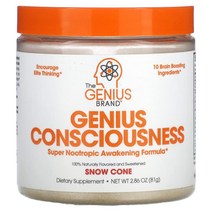 더지니어스브랜드 Genius 컨시어스니스 스노우 콘 81g, 2병