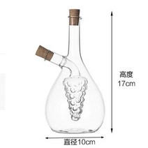 오일디스펜서 통 마개 펌프용기 고 붕규산염 유리 오일 식초 냄비 간장 소스 밀, 1.4ML