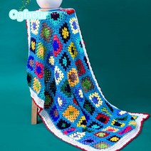 Ogfaour 담요 수제 코바늘 손뜨개 소파 쇼파 커버 블랭킷 타월 여름 담요 75*115cm A23030803