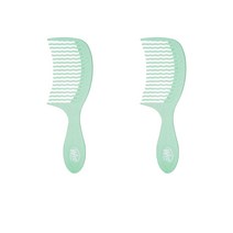 디탱글링 콤 브러시 WetBrush Go Green Detangling Comb Tea Tree, 2팩