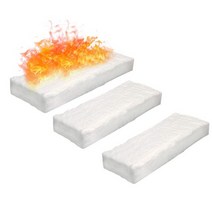 난연재 내화단열재 3pcs 세라믹 섬유 담요 양모 스폰지 30x10x1.5/2.5cm 방지 절연 코튼 전나무 Fire 안전 바이오 화재 홈 Accesso, CHINA, 30x10x2.5cm