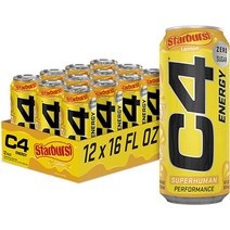 Cellucor C4 에너지드링크 스타버스트 소나무 울리무설탕 운동 전 규격 인공적인나 희망 없음 473.2ml16온스 12개입, [01] 16 Fl Oz(12개들이 팩), [02] 스타버스트 체리