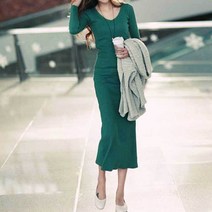 슬림 롱 원피스 캐주얼 데일리 패션 스타일룩 뷔스티에 여성 여름원피스 -72394EA