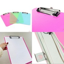 LUCK 투명 클립보드 (혼합) 클립바인더 아크릴클립보드 서류보드