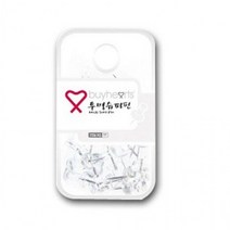 바이하츠 투명 압핀 압정 고정핀 푸시핀 메모클립 게시물꽂이, 상세페이지 참조, 상세페이지 참조