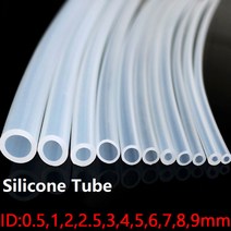 유연한 무독성 실리콘 튜브 식품 등급 투명 고무 호스 ID 1 2 3 4 5 6 7 8 9 10 mm O.D 1/3M, 3M_ID 2mm x 3mm OD, 02 3M_01 ID 2mm x 3mm OD