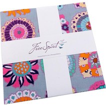 Kaffe Fassett Collective 2023년 2월 라이터 25.4cm(10인치) 정사각형 106.7cm(42인치) 25.4cm(10인치) 정사각형 레이어 케이크 프리 스
