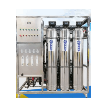 산업용 대형 연수기 물 정화 정수기 시설 설비 시스템, 0.5톤 2탱크 역삼투압설비(유리강 탱크)