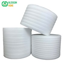 PE폼 EPE 펄 코튼 충격 방지 비산 폼 랩 시트 포장 흰색 색상 두께 1mm 길이 30 m, 폭 30cm x 길이 30m