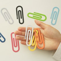 모모팝 컬러 빅 클립 북마크 (10종), M 노랑연두