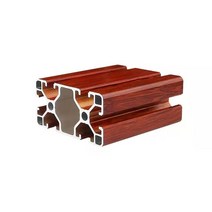 4080 알루미늄 프로파일 압출 유럽 표준 양극산화 선형 레일 CNC 3D 프린터 부품용, [10] 550mm, [03] Oak grain