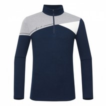 JDX_ 남성 기모 위니크한 사선 터키석 반집업_평촌점