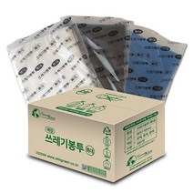 배접 쓰레기봉투 (특대) 흰색/검정색/청색 300장 ( 90x110cm /100리터), 100L, 1개, 청색