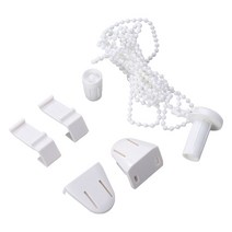 암막롤스크린 롤스크린 창문 롤스크린 1pcs 교체 내구성 17mm pvc 얼룩말 롤러 블라인드 그늘 페르시 체인 코드 클러치 블라인드 커넥터 키트 세트
