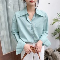 [드레스날다] 여전히 좋은 루즈핏 빅카라 스트라이프 셔츠(mnb1088)