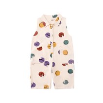 베베니즈 여아용 애니멀도트 민소매 점프수트