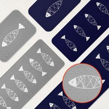 사계절 미끄럼방지 코튼 물고기 퀼팅 거실 러그 세탁러그 소파러그 면러그