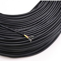 네트워킹 도구 툴 렌카드 네트워크 아답터 랜포트 2510M 28AWG UL2464 피복 와이어 케이블 채널 오디오 라인 2 3 4 5 6 7 8 9 10 코어 절연 구리 신호 제, 없음, Blacke+2 Meters+3 Cores