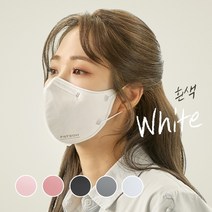 필슨 브이핏 KF94 황사방역 마스크 5색상(대중소) 20매, 1개입, 20개, 검정색, 검정색 (중형) 20매