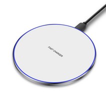 파워딜 Doogee S90 용 10W Qi 고속 무선 충전기 iphone X 11 Pro 빠른 유도 Oukitel WP1 K3 Charg Holder, 02 White
