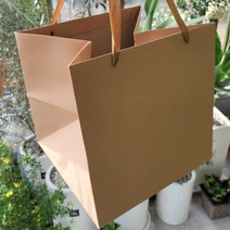 무지 정사각형 초밥 일식 바닥넓은 폭넓은쇼핑백 대