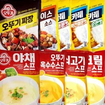 MG 오뚜기 대용량 1KG 짜장 카레 스프 분말가루 홈식, 크림스프1kg