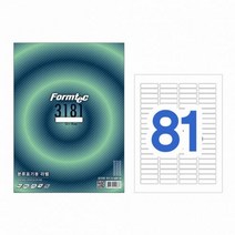 한국폼텍 폼텍 LQ-3181 레이저/잉크젯 라벨 20매, 1개