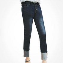 이노뱅크 134# 캐주얼 일자핏 접어입는 청바지 INO370B
