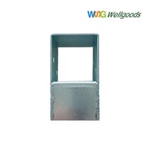 웰굿즈 사각파이프 조인트40 일자형, 단품