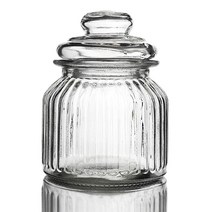 캔들 용기 일자단지자 600ml/유리 공병 향초 소이