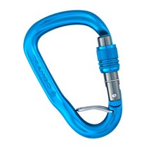 트랑고 캄 에이치엠에스 록 TCHK-02 카라비너 등산장비 클라이밍장비, 블루 One size