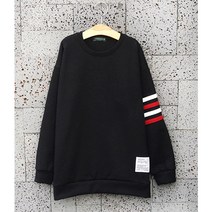 유니우 남녀공용 특양면 아동용 주니어 맨투맨 티셔츠