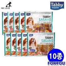 ForU83 테비 사사미 종 세트 50개 애완간식 애견용품 애완 애완용품 강아지, 상세페이지 참조