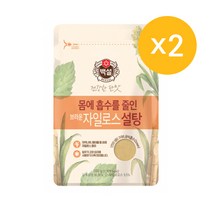 백설 브라운 자일로스설탕, 500g, 2개
