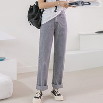 [나크21] (S~2XL) 일자핏 그레이 워싱 팬츠 DM21-P-20