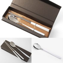 수저세트(화이트) 유기수저 은수저세트 유치원수저세트