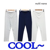 모띠마마 임산부 여름 레이온 7부레깅스